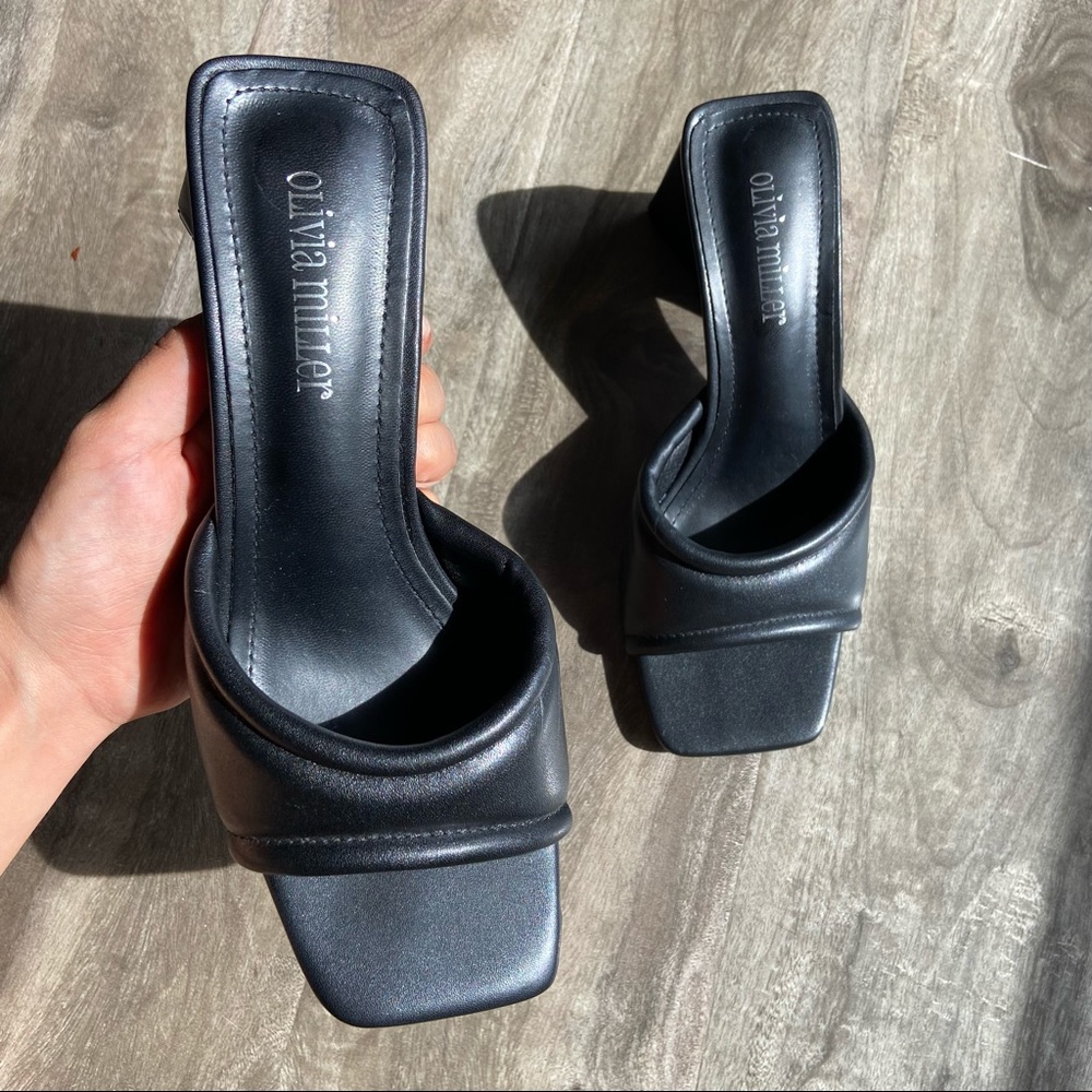 Block sandals by Olivia Miller in “Florence”